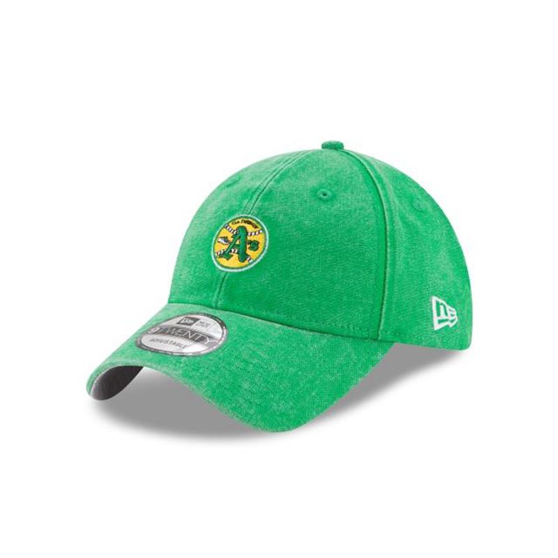 MLB Oakland Athletics Rugged Mini 9Twenty Adjustable (YNO6786) - Green New Era Caps